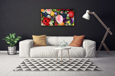 Canvas Kunstdruck Blumen Pflanzen