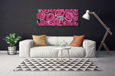 Canvas Kunstdruck Rosen Pflanzen