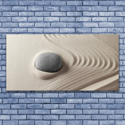 Canvas Kunstdruck Sand Steine Kunst