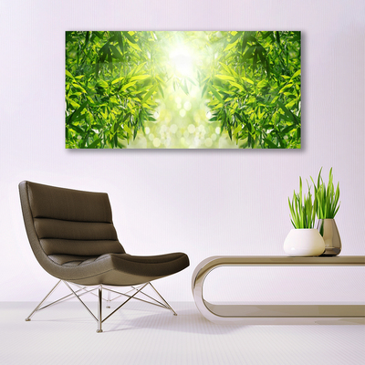 Canvas Kunstdruck Blätter Natur