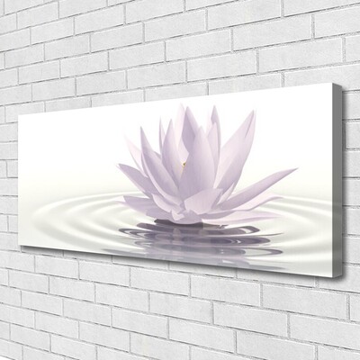 Canvas Kunstdruck Blume Wasser Kunst