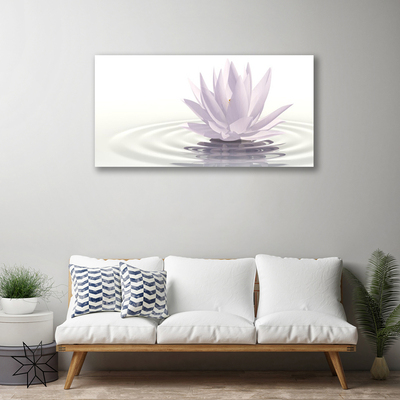 Canvas Kunstdruck Blume Wasser Kunst