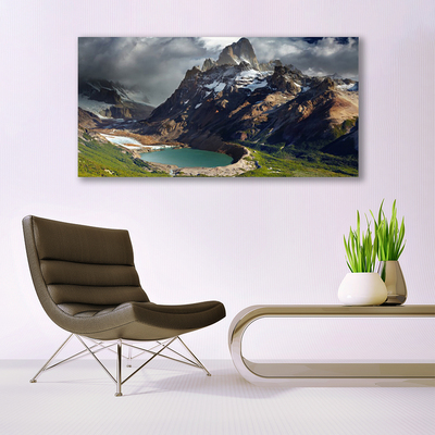 Canvas Kunstdruck Gebirge Bucht Landschaft