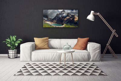 Canvas Kunstdruck Gebirge Bucht Landschaft