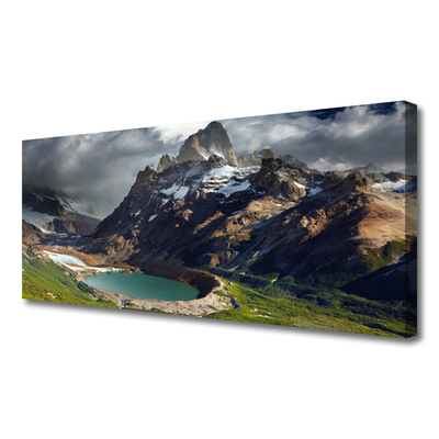 Canvas Kunstdruck Gebirge Bucht Landschaft