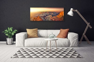 Canvas Kunstdruck Gebirge Landschaft