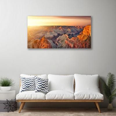 Canvas Kunstdruck Gebirge Landschaft