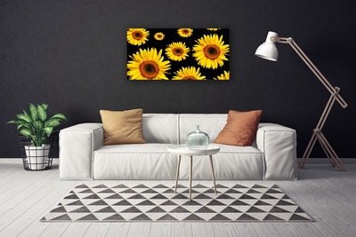 Leinwand-Bilder Sonnenblumen Pflanzen