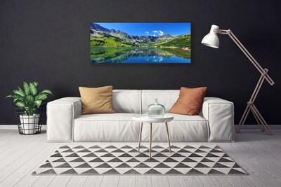 Leinwand-Bilder Gebirge See Landschaft