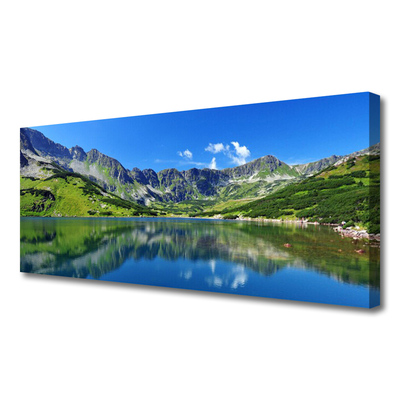 Leinwand-Bilder Gebirge See Landschaft