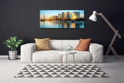 Leinwand-Bilder Stadt Meer Gebäude