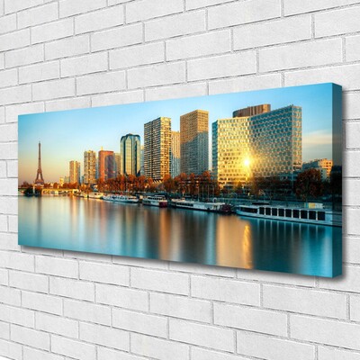 Leinwand-Bilder Stadt Meer Gebäude