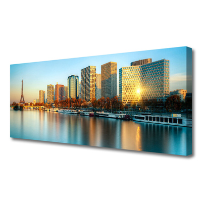 Leinwand-Bilder Stadt Meer Gebäude