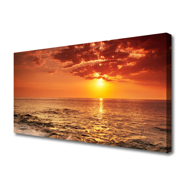 Leinwand-Bilder Meer Sonne Landschaft