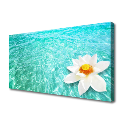 Leinwand-Bilder Wasser Blume Kunst