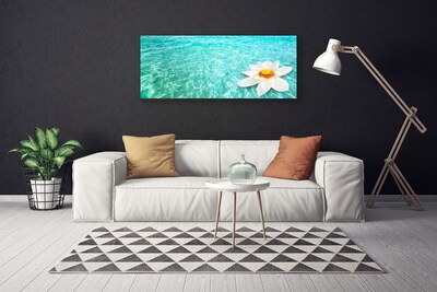 Leinwand-Bilder Wasser Blume Kunst