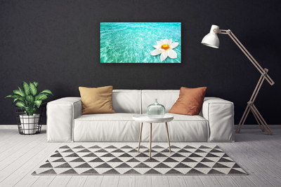 Leinwand-Bilder Wasser Blume Kunst