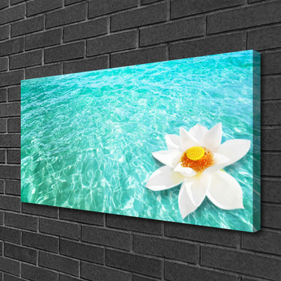 Leinwand-Bilder Wasser Blume Kunst