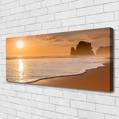 Leinwand-Bilder Meer Strand Sonne Landschaft