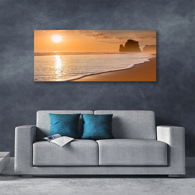 Leinwand-Bilder Meer Strand Sonne Landschaft