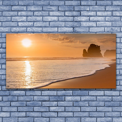 Leinwand-Bilder Meer Strand Sonne Landschaft