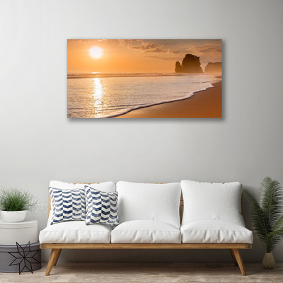 Leinwand-Bilder Meer Strand Sonne Landschaft