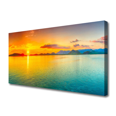 Leinwand-Bilder Meer Sonne Landschaft