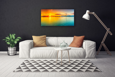 Leinwand-Bilder Meer Sonne Landschaft