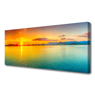 Leinwand-Bilder Meer Sonne Landschaft