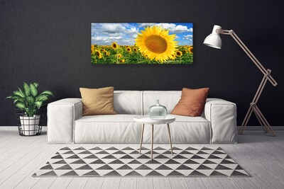 Leinwand-Bilder Sonnenblumen Pflanzen