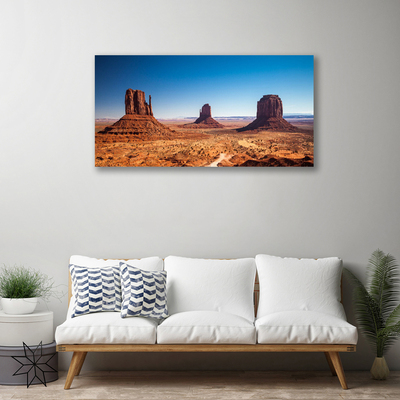 Leinwand-Bilder Wüste Landschaft