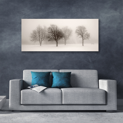 Leinwand-Bilder Schnee Bäume Landschaft
