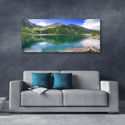 Leinwand-Bilder Gebirge See Landschaft