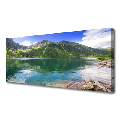 Leinwand-Bilder Gebirge See Landschaft