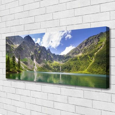 Leinwand-Bilder Gebirge See Landschaft