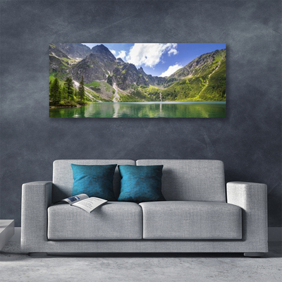 Leinwand-Bilder Gebirge See Landschaft