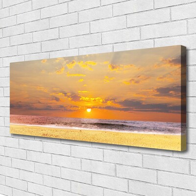 Leinwand-Bilder Meer Strand Sonne Landschaft