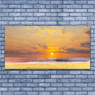 Leinwand-Bilder Meer Strand Sonne Landschaft