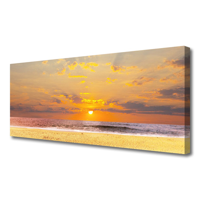 Leinwand-Bilder Meer Strand Sonne Landschaft