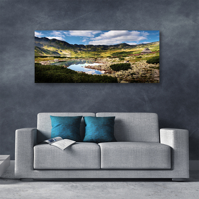 Leinwand-Bilder Gebirge See Landschaft