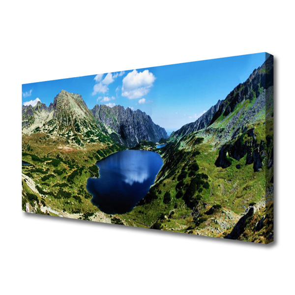 Leinwand-Bilder Gebirge See Landschaft