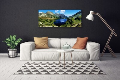 Leinwand-Bilder Gebirge See Landschaft