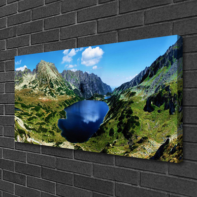 Leinwand-Bilder Gebirge See Landschaft