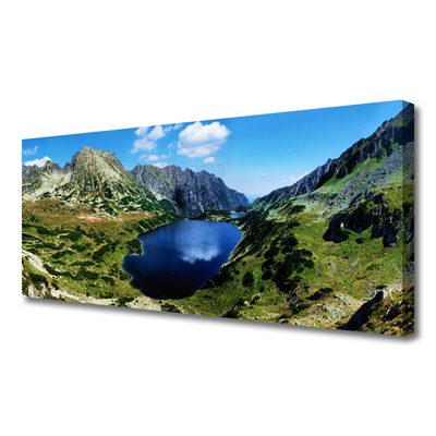 Leinwand-Bilder Gebirge See Landschaft