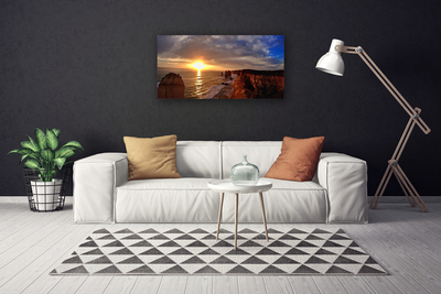 Leinwand-Bilder Meer Sonne Landschaft