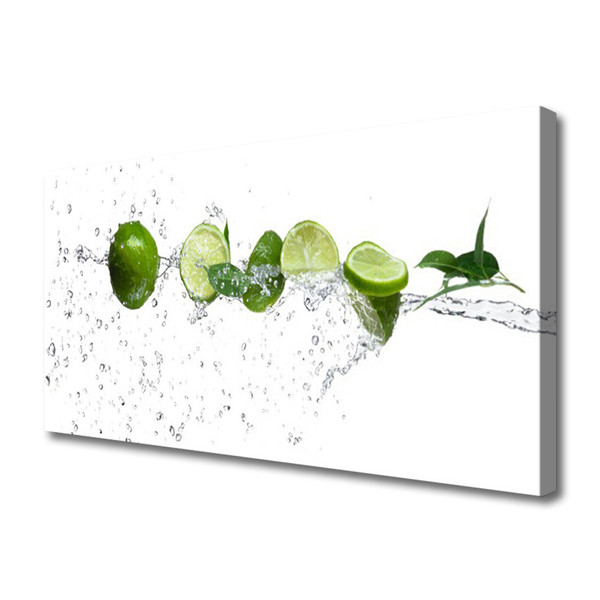 Leinwand-Bilder Limetten Wasser Küche