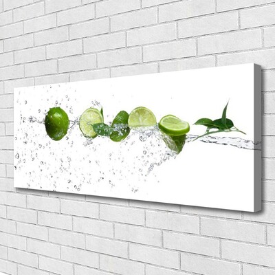 Leinwand-Bilder Limetten Wasser Küche