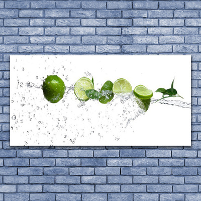 Leinwand-Bilder Limetten Wasser Küche
