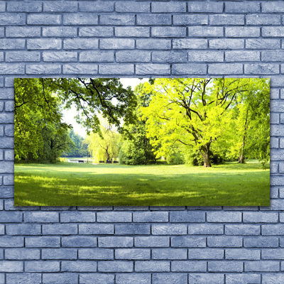 Leinwand-Bilder Gras Bäume Natur