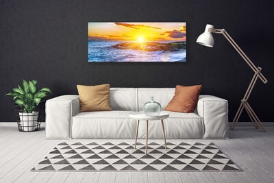 Leinwand-Bilder Sonne Meer Landschaft